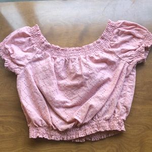 Pink crop top!